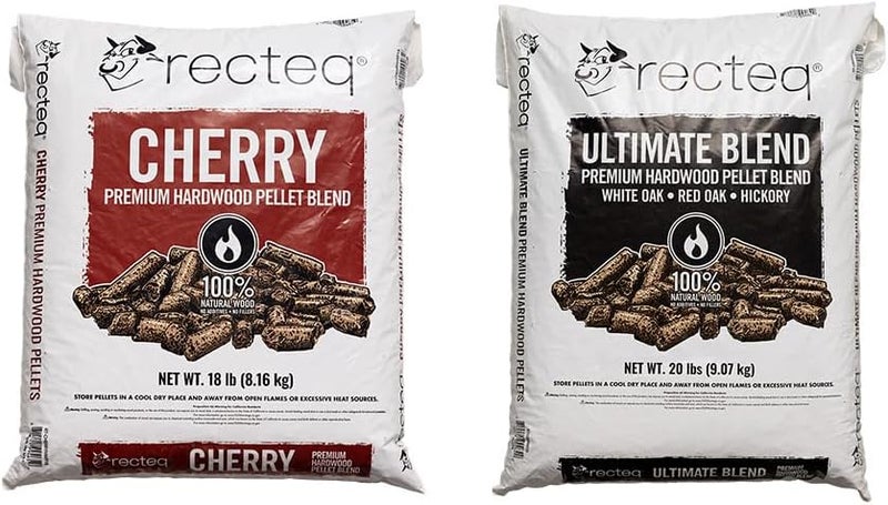 recteq Ultimate Premium Hardwood Grilling Cooking Pellet 2-Pack (Cherry + Ultimate) - Image 1